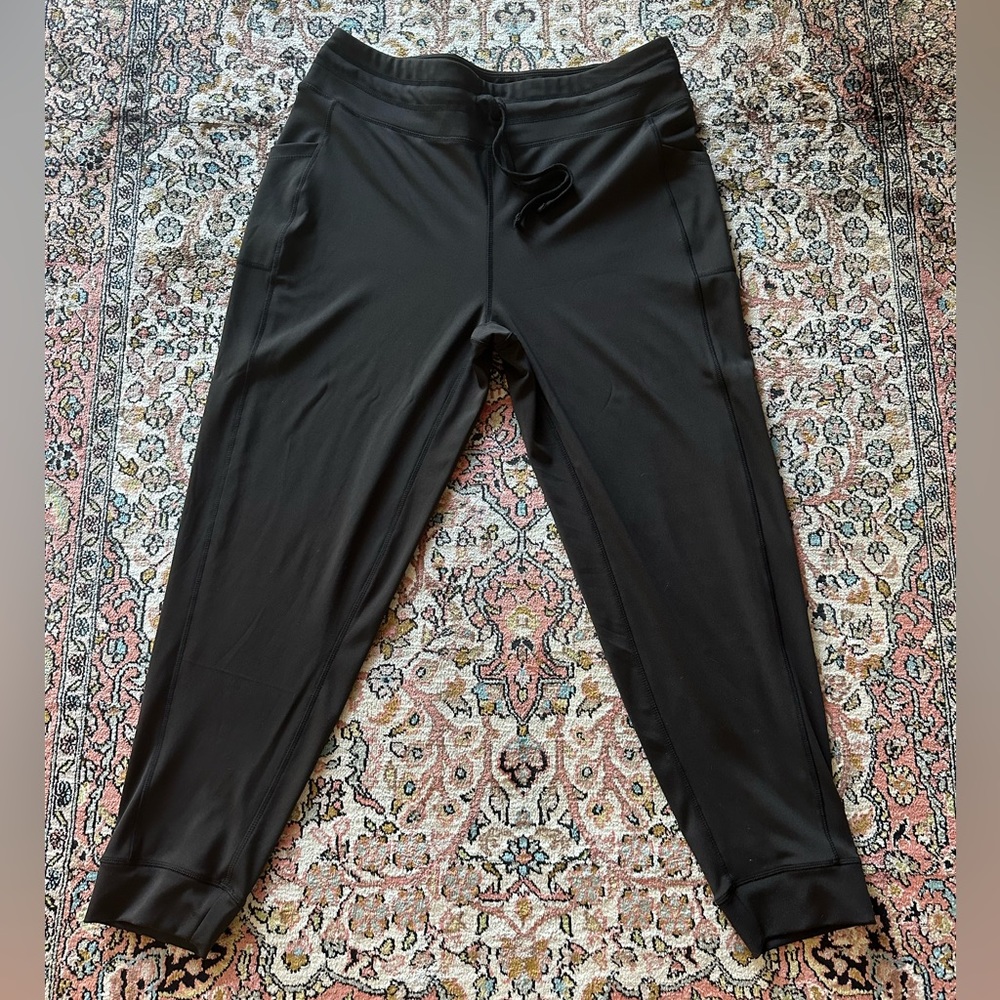black joggers